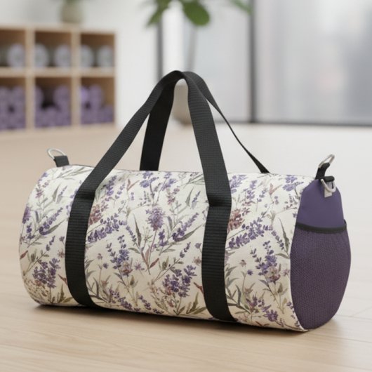 Wilde bloem lavendel boho botanische bloem plunjezak