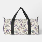 Wilde bloem lavendel boho botanische bloem plunjezak (Voorkant)