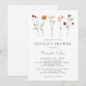 Wilde bloem lesbische trots bloem bruidsshowers kaart (Voorkant / Achterkant)