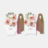 wilde Bloem liefhebber's verjaardag Bedankdoosjes (Uitgevouwen)