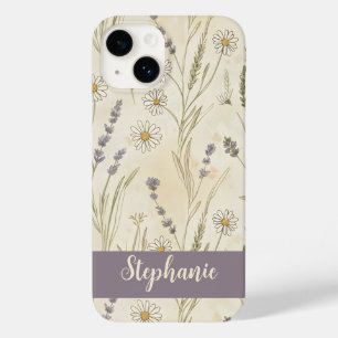 Wilde bloem Madeliefje Cottagecore Bloemmotief Case-Mate iPhone 14 Hoesje