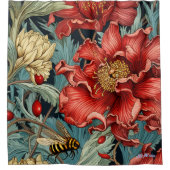 wilde bloem madeliefje douche gordijn (Voorkant)