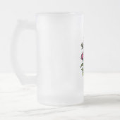 Wilde bloem matglas bierpul (Links)
