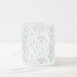 Wilde bloem matglas koffiemok
