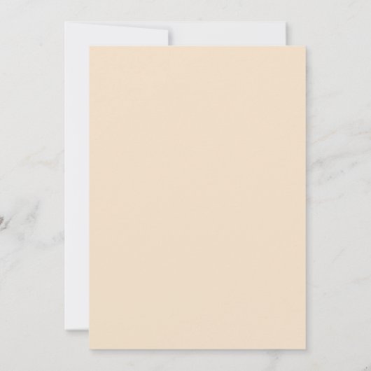 Wilde bloem met bridal Shower Invitation Kaart (Achterkant)