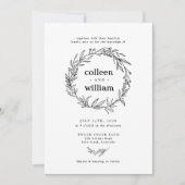 Wilde bloem met paardenbloem kaart (Voorkant)