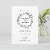 Wilde bloem met paardenbloem kaart (Staand voorkant)