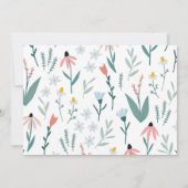 Wilde bloem Mijlstaardag |TWEE waar het om gaat Kaart (Achterkant)