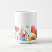 Wilde bloem, mix en match koffiemok (Center)