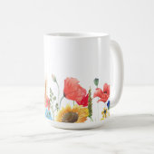 Wilde bloem, mix en match koffiemok (Voorkant rechts)