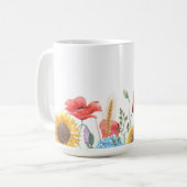 Wilde bloem, mix en match koffiemok (Voorkant links)