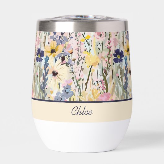 Wilde Bloem Monogram Botanisch (Voorkant)