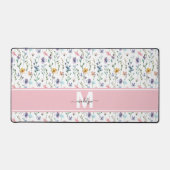 Wilde Bloem Monogram Bureaumat (Voorkant)