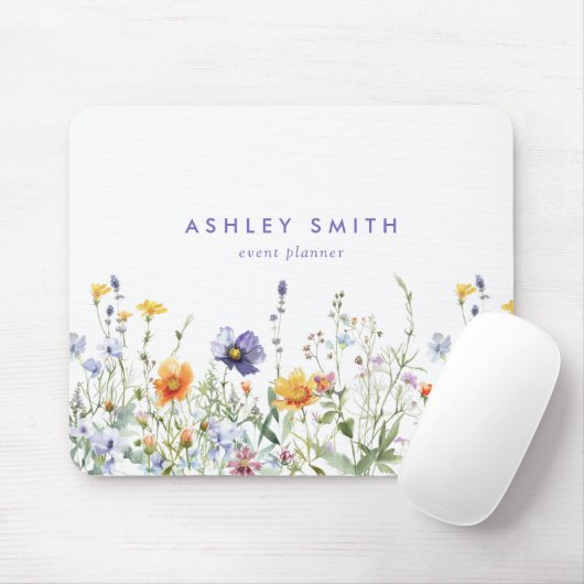 Wilde bloem muismat (Met muis)