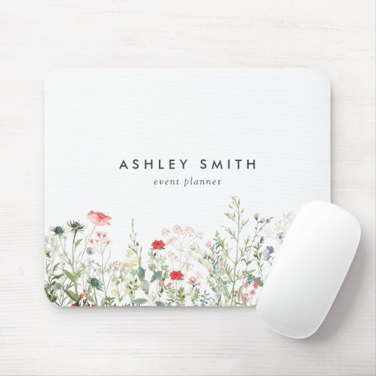 Wilde bloem muismat (Met muis)