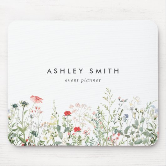 Wilde bloem muismat (Voorkant)