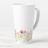 Wilde bloem Naam Definitie  Wilde Bloem Latte Mok (Rechterhoek)