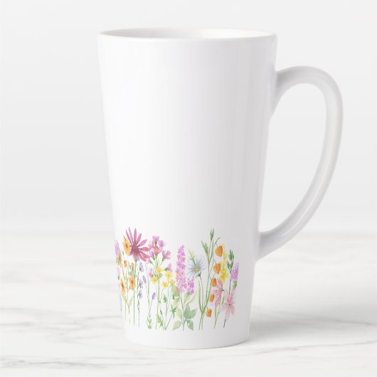 Wilde bloem Naam Definitie  Wilde Bloem Latte Mok (Rechts)