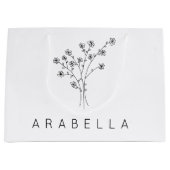 Wilde bloem Naam  Groot Cadeauzakje (Voorkant)