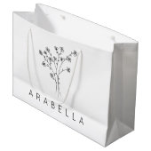 Wilde bloem Naam  Groot Cadeauzakje (Voorkant Gekanteld)