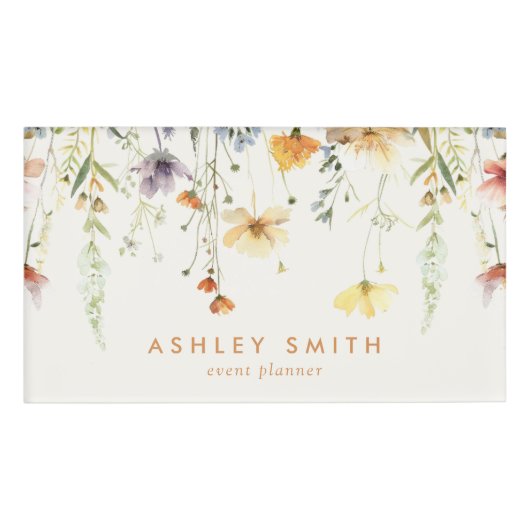 Wilde Bloem Naambadge (Voorkant)