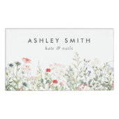 Wilde bloem naambadge (Voorkant)