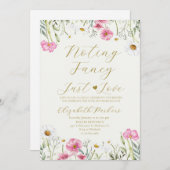 Wilde bloem Niets bijzonders Gewoon liefde Wegloop Kaart (Voorkant / Achterkant)