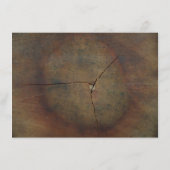 Wilde bloem Oak Wood Weddenschap Detail Informatiekaartje (Achterkant)