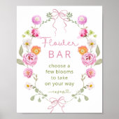 Wilde bloem of bloemstaaf poster (Voorkant)