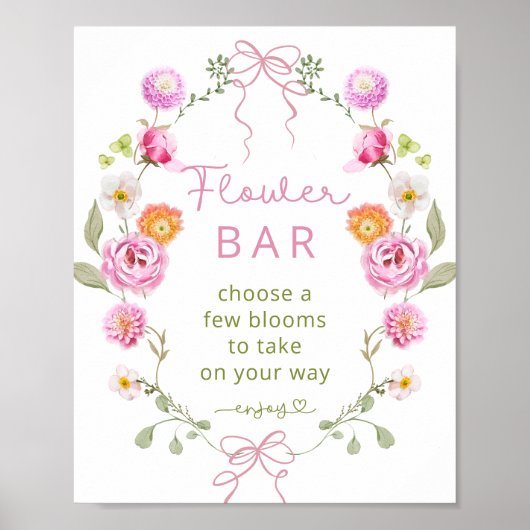 Wilde bloem of bloemstaaf poster (Voorkant)