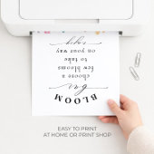 Wilde bloem of bloemstaaf poster