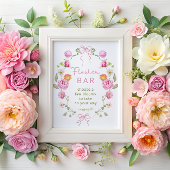 Wilde bloem of bloemstaaf poster