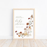 Wilde bloem onderweg - Modern Boho Baby shower