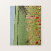 Wilde bloem op de wilde Atlantische weg Legpuzzel (Verticaal)
