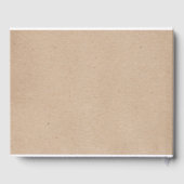 Wilde bloem op Kraft Country Weddenschap Gastenboek (Achterkant)