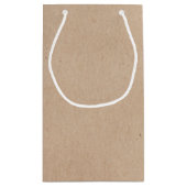 Wilde bloem op Kraft Country Weddenschap Klein Cadeauzakje (Achterkant)