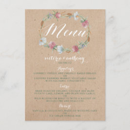Wilde bloem op Kraft Country Weddenschap Menu