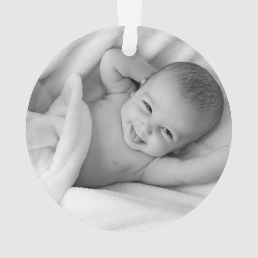 Wilde bloem Paars meisje Baptisme AcrylOrnament Ornament (achterkant)