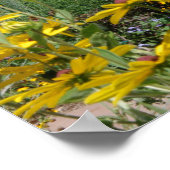 Wilde bloem Panoramiek Poster (Hoek)