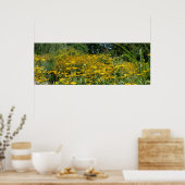 Wilde bloem Panoramiek Poster (Keuken)