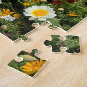 Wilde bloem - papavers, maisems, cornbloemen legpuzzel (Zijkant)