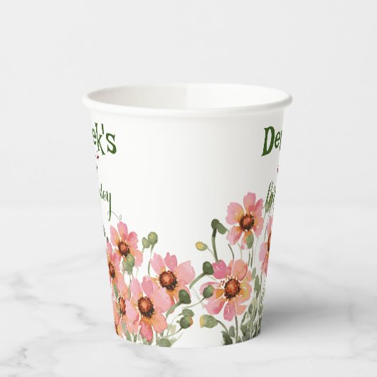 wilde bloem Papieren beker (Links)