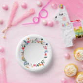 Wilde Bloem Papieren Bord (Feest)