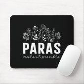 Wilde bloem paras maken paraprofessional mogelijk muismat (Met muis)