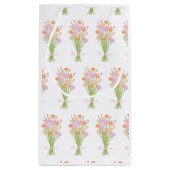 Wilde bloem Pastel Bruiloftsfeest Aangepaste Dank Klein Cadeauzakje (Achterkant)