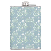 Wilde bloem patroon heupfles (Achterkant)