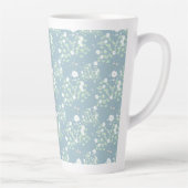 Wilde bloem patroon latte mok (Rechts)