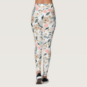 Wilde Bloem Patroon Leggings (Achterkant)