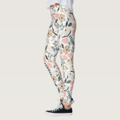 Wilde Bloem Patroon Leggings (Links)