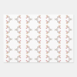 Wilde bloem Patrooncadeau Inpakpapier Vel